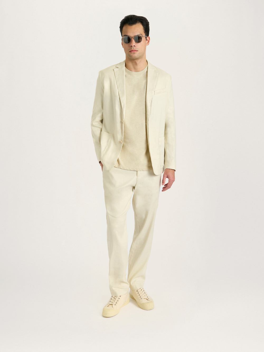 The Linen Tee || Parchment | Linen