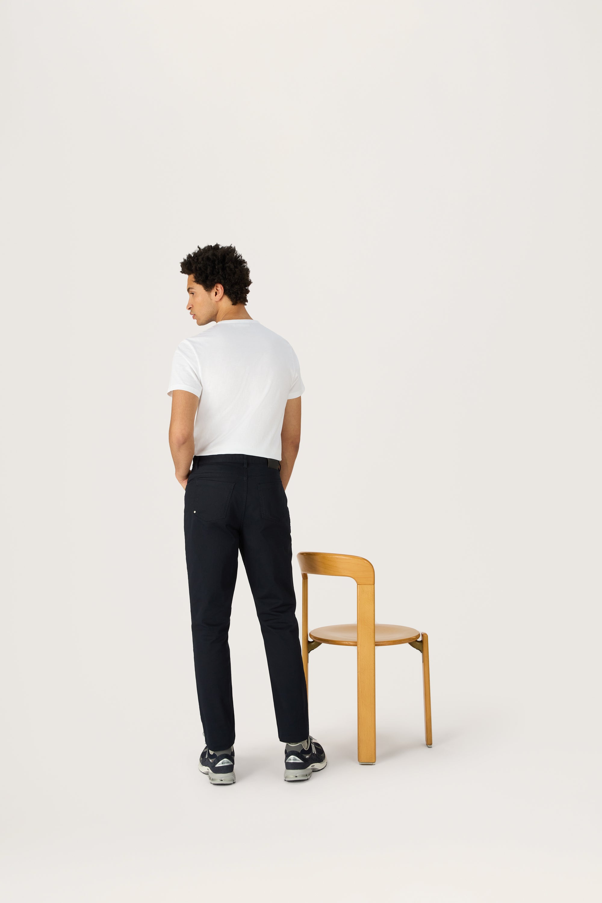 The Five Pocket Trouser || Navy | Stretch Cotton