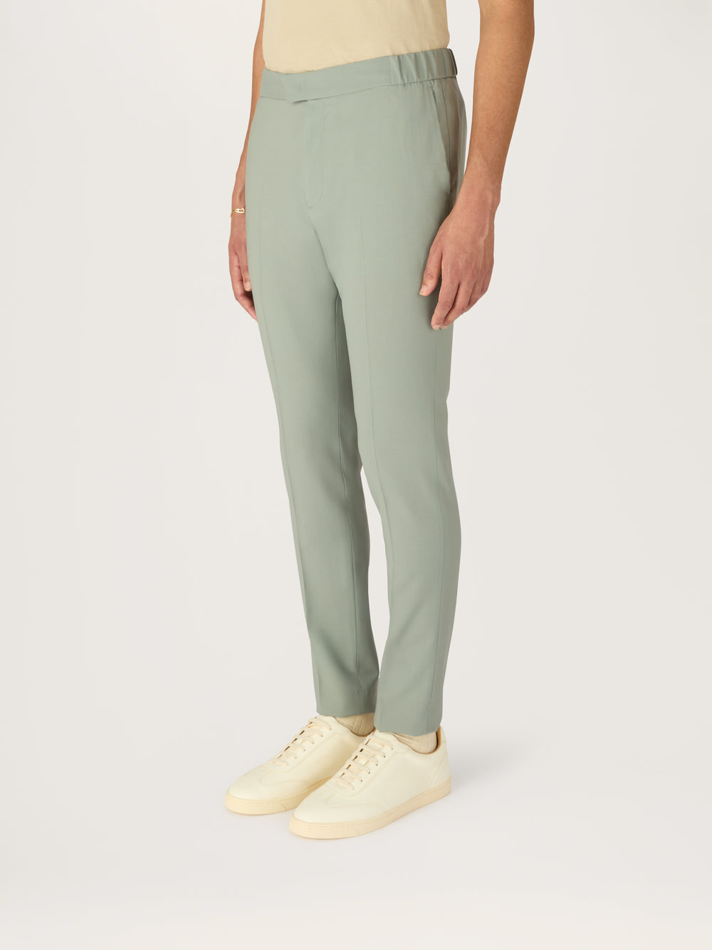 The Tropical Wool 24 Trouser || Sage | Tropical Wool