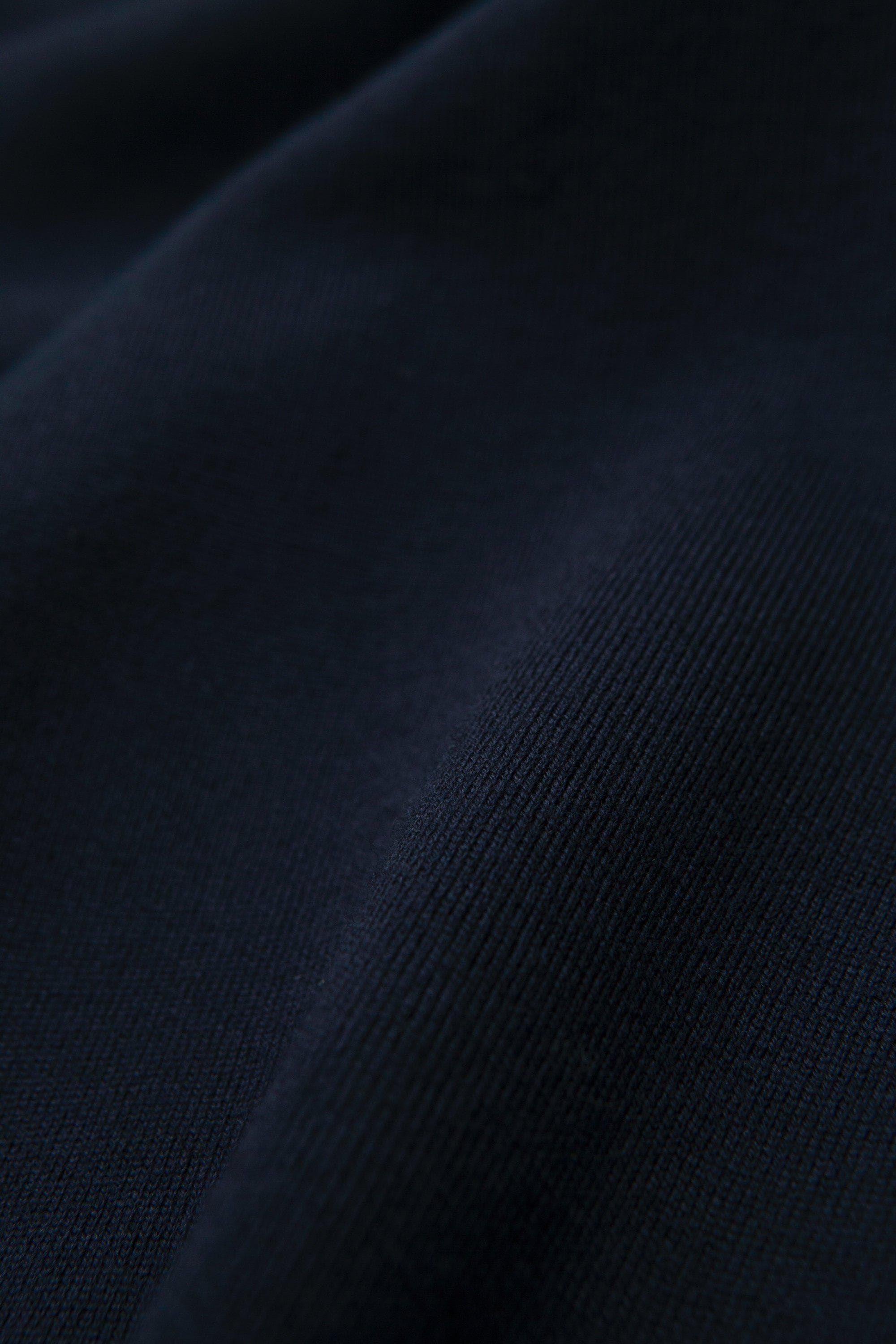 The Easy Zip Sweatshirt || Navy | Merino Wool