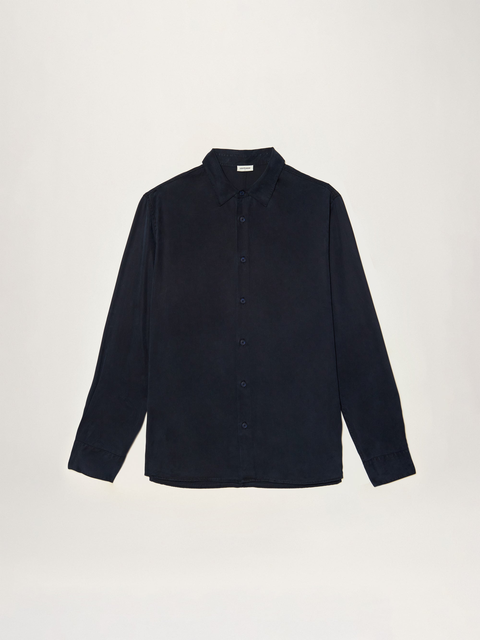 The Relaxed Tencel Shirt || Navy | Tencel™ Lyocell