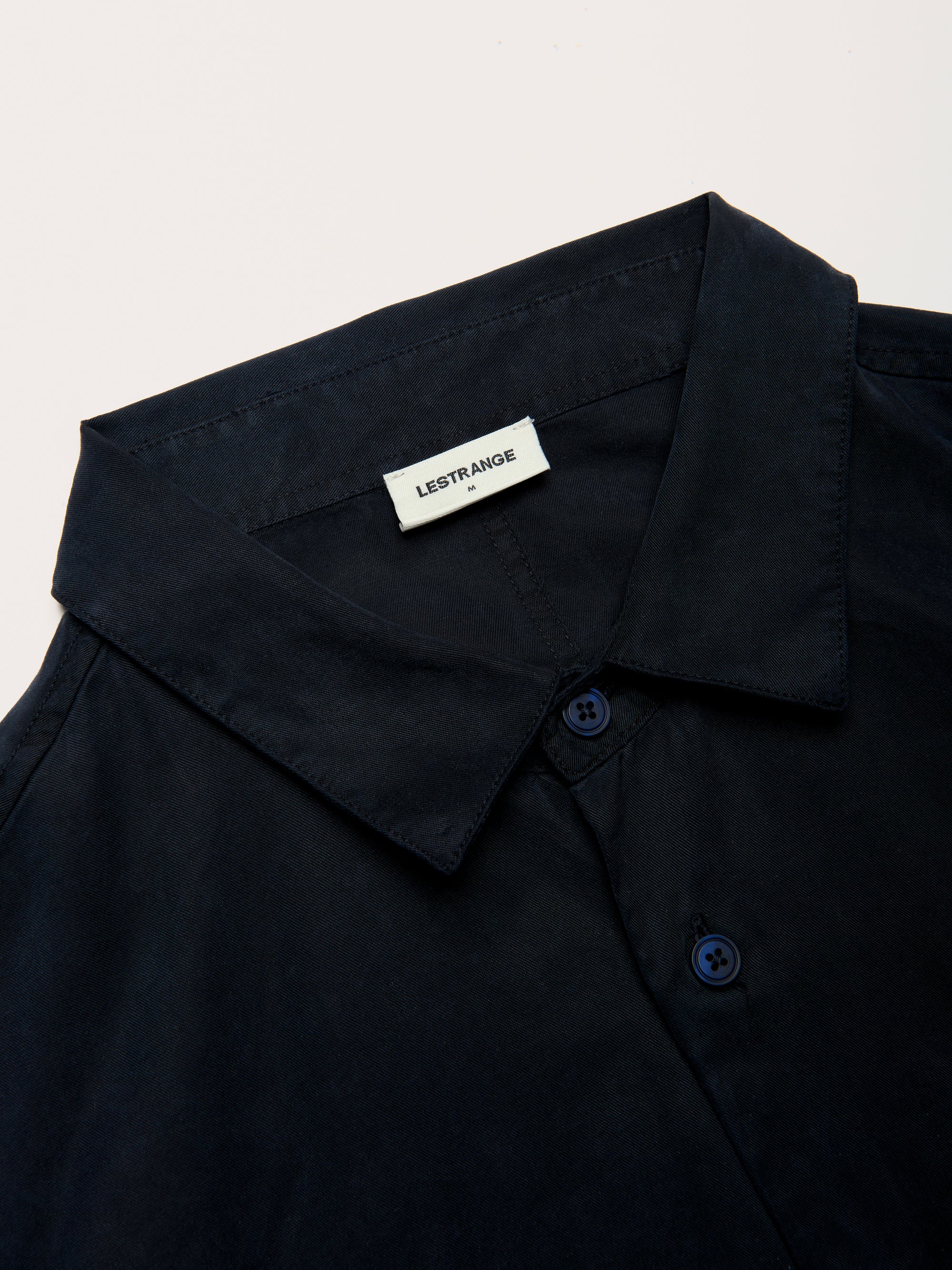 The Relaxed Tencel Shirt || Navy | Tencel™ Lyocell