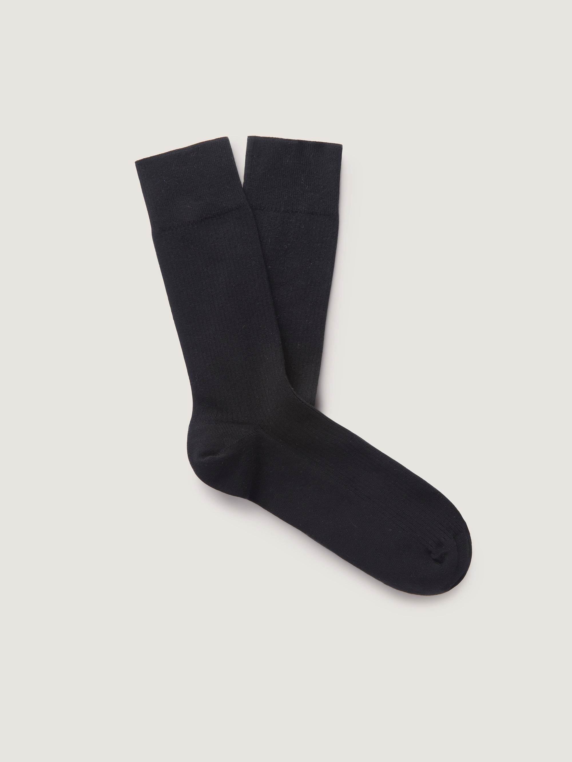 The Line Sock || Black | Organic Cotton