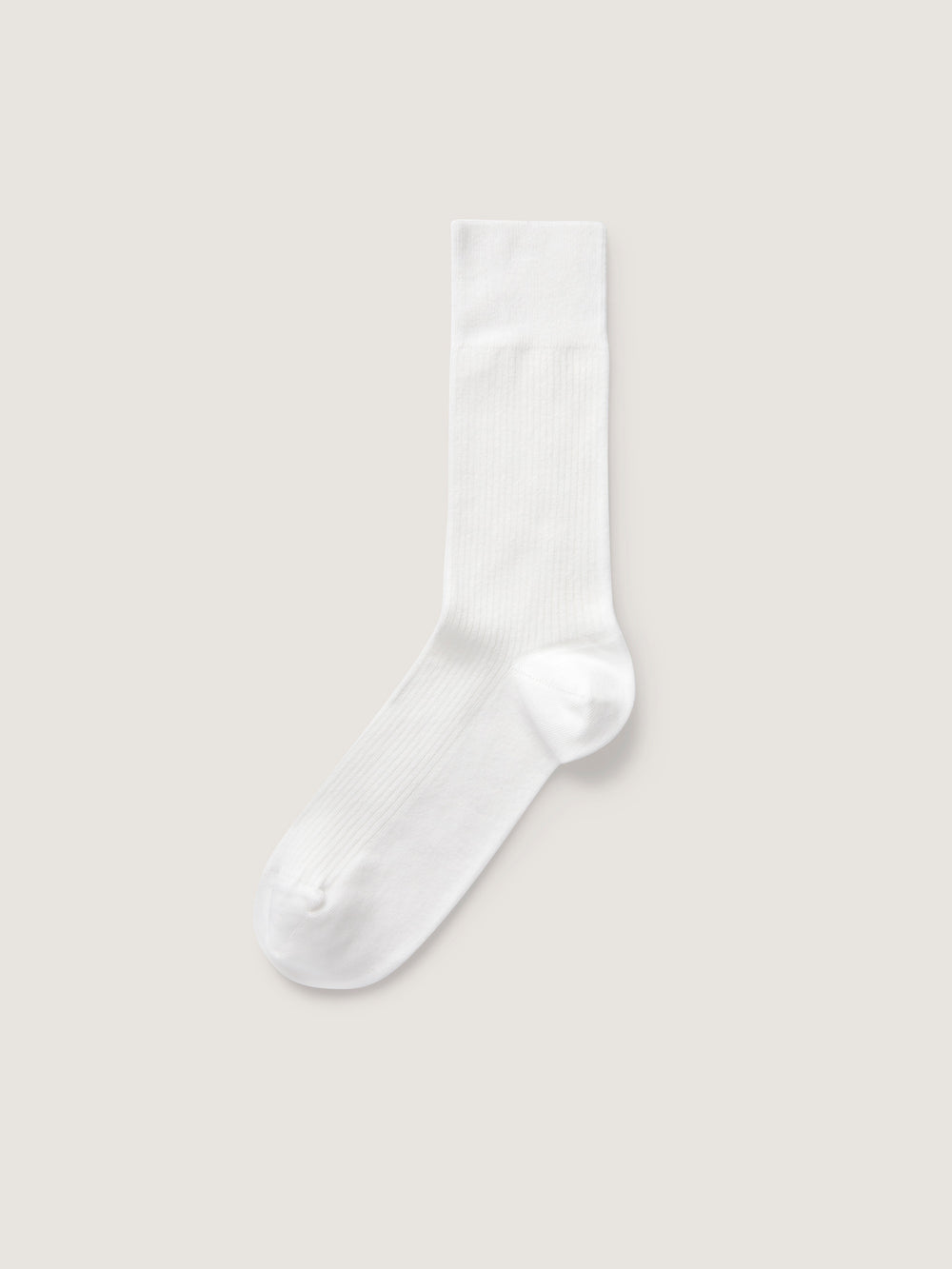 The Line Sock || White | Organic Cotton
