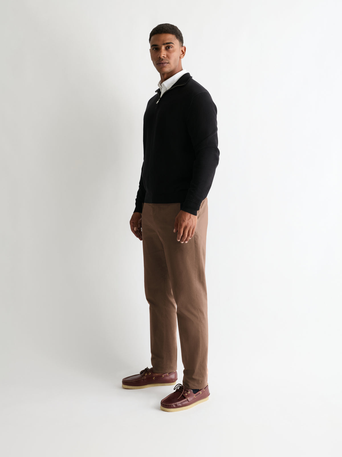The 24 Trouser Slim-Straight || Beige | Stretch Cotton, image 4