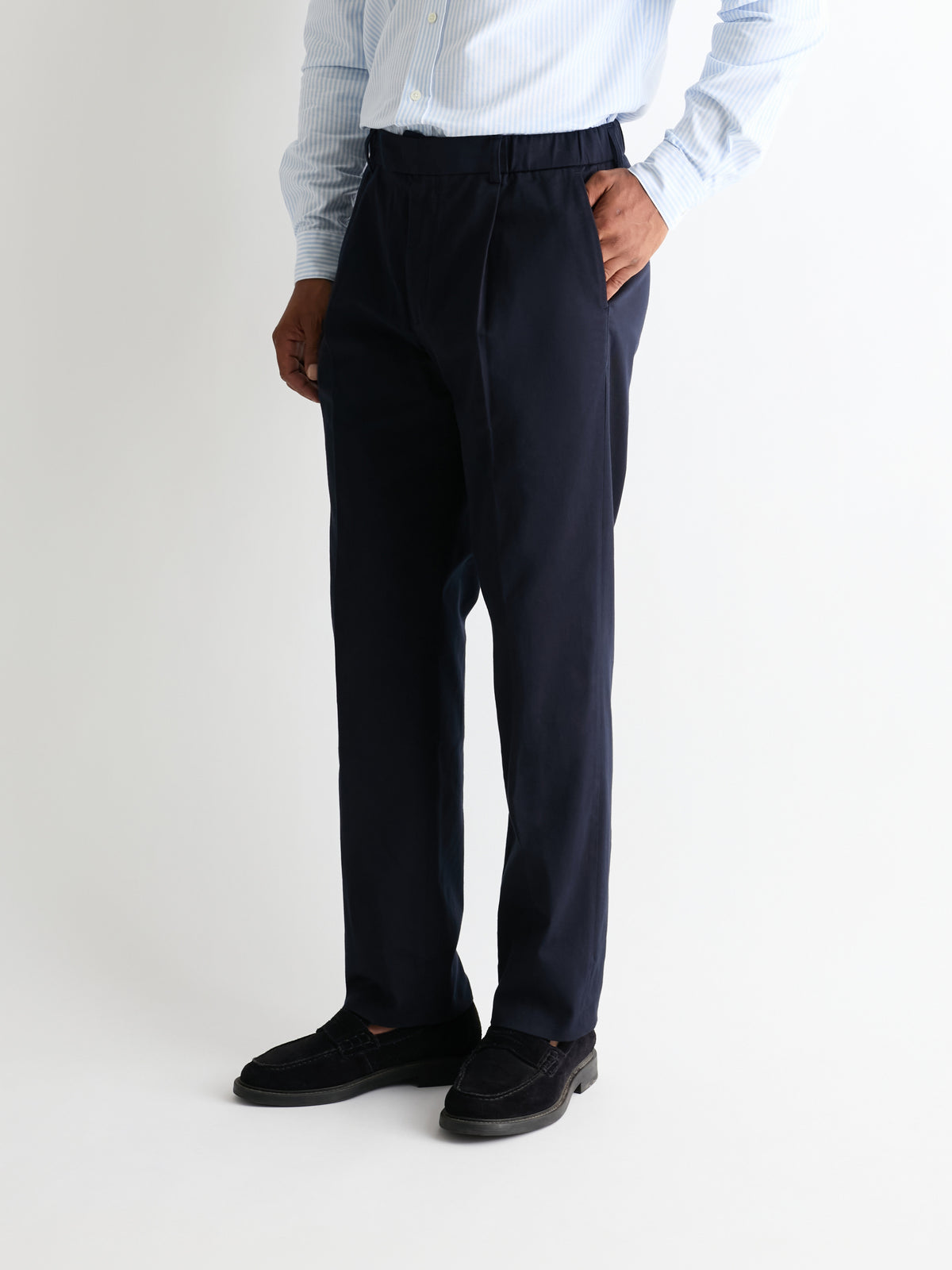 The Atelier Trouser Regular || Navy, image 1