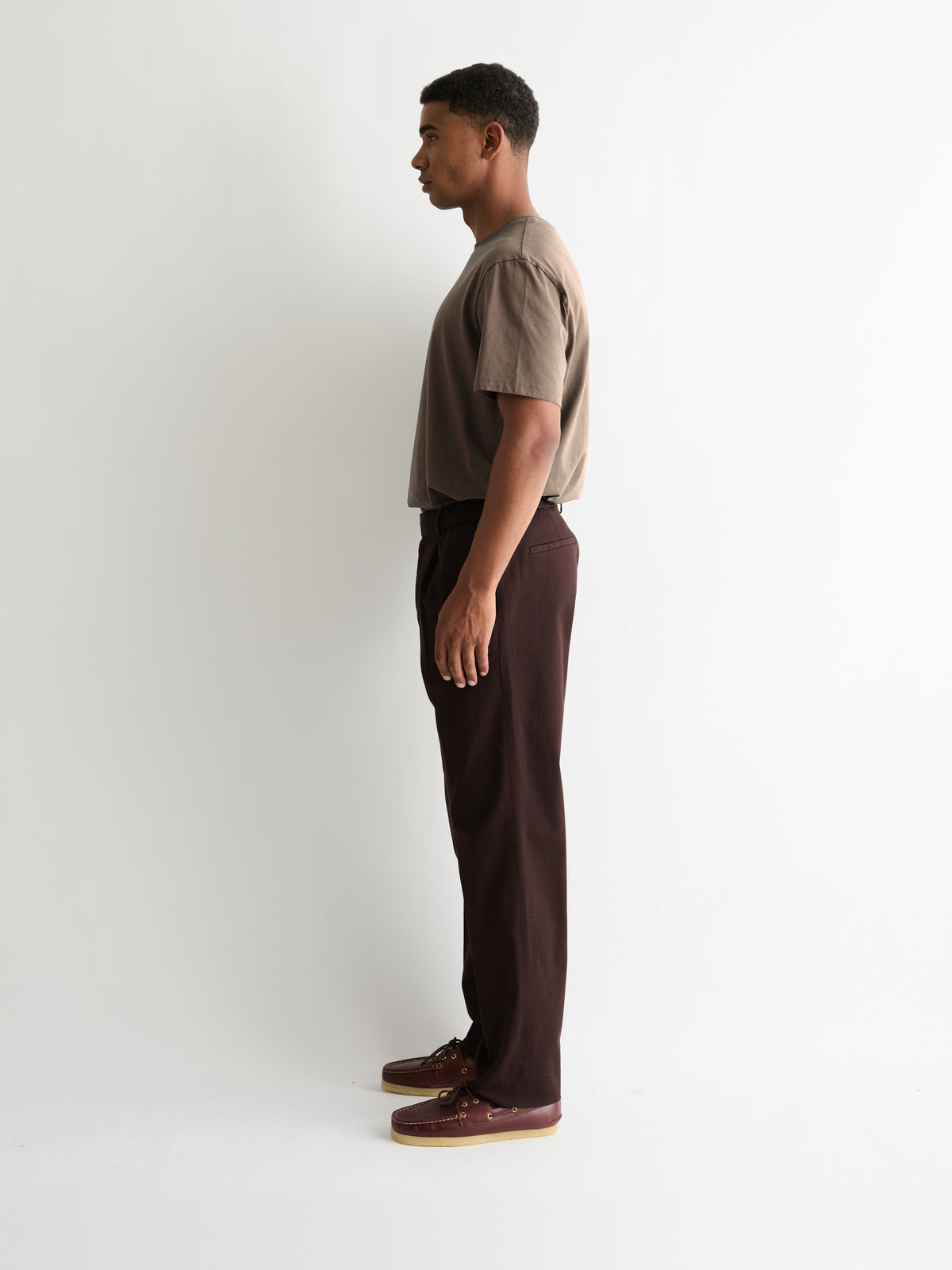 The Heavyweight Tee in Wolf Brown