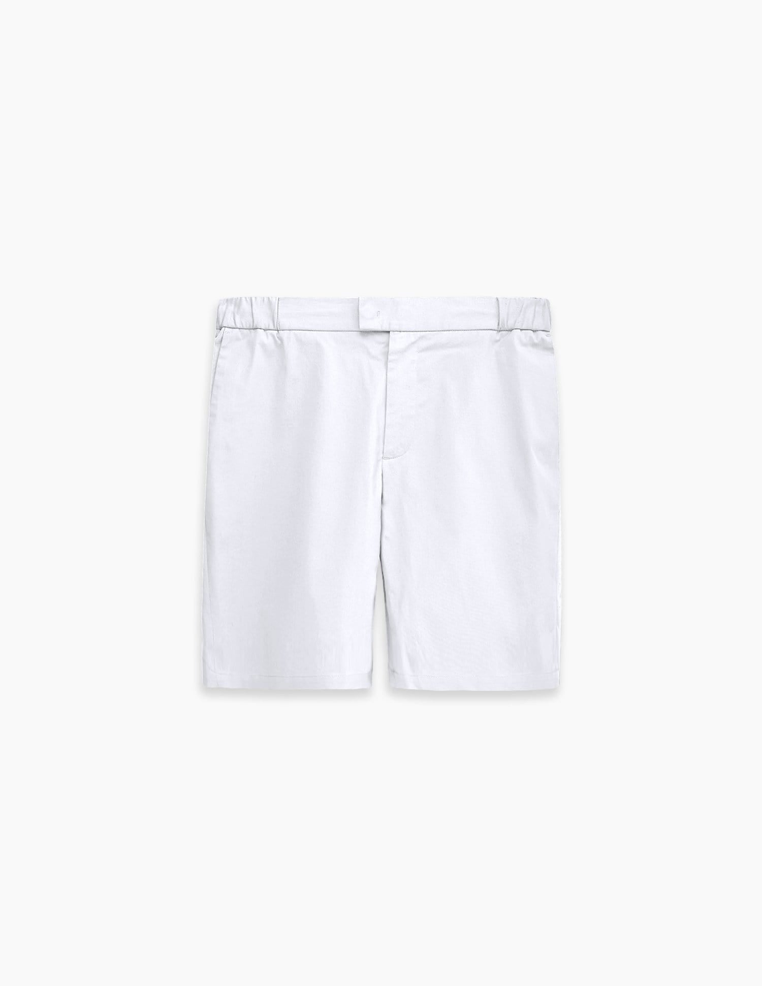 The 12 Shorts 9" || Chalk | Stretch Cotton