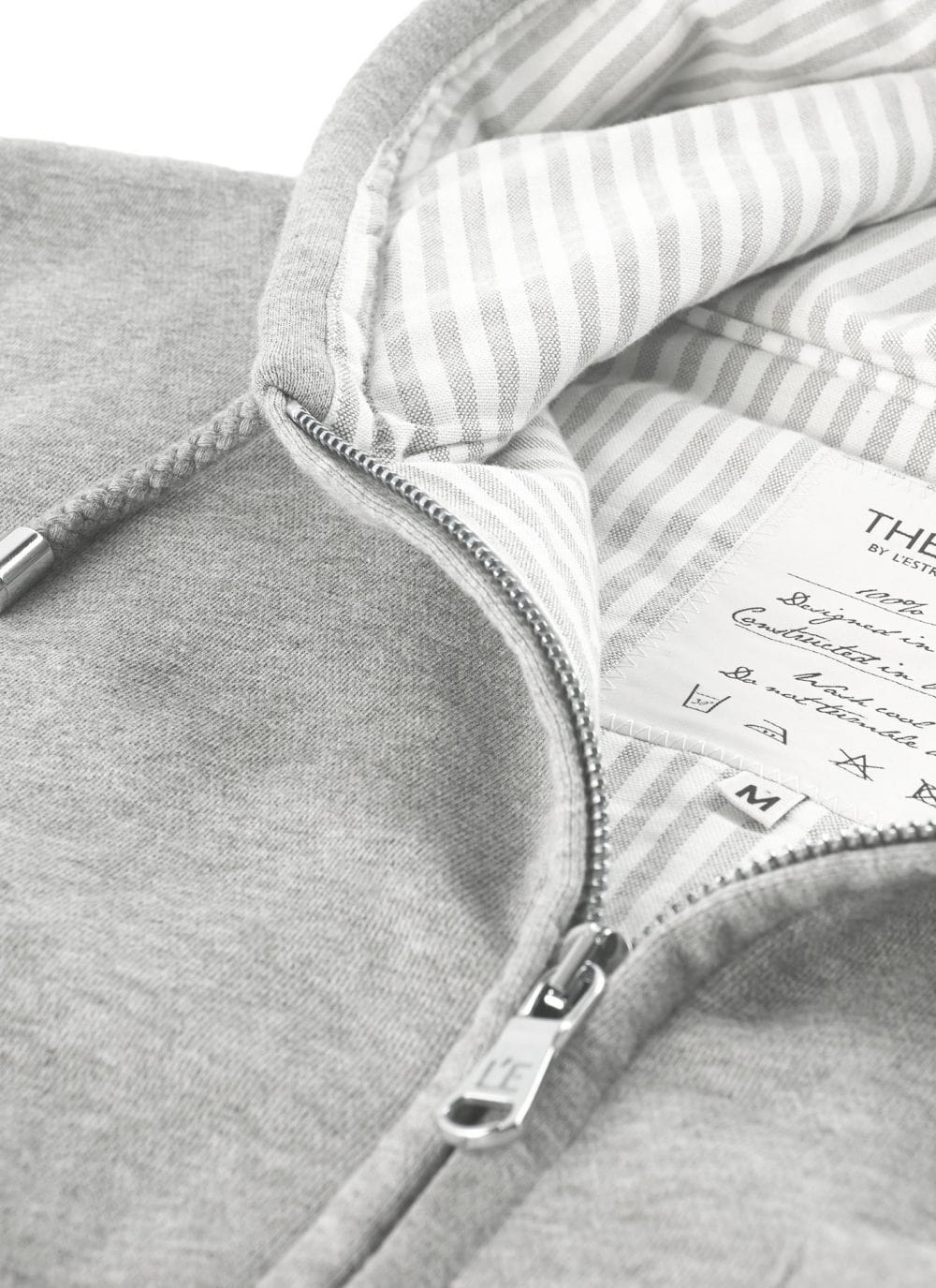 The Classic Hood || Grey-Marl | Marmi Stripe
