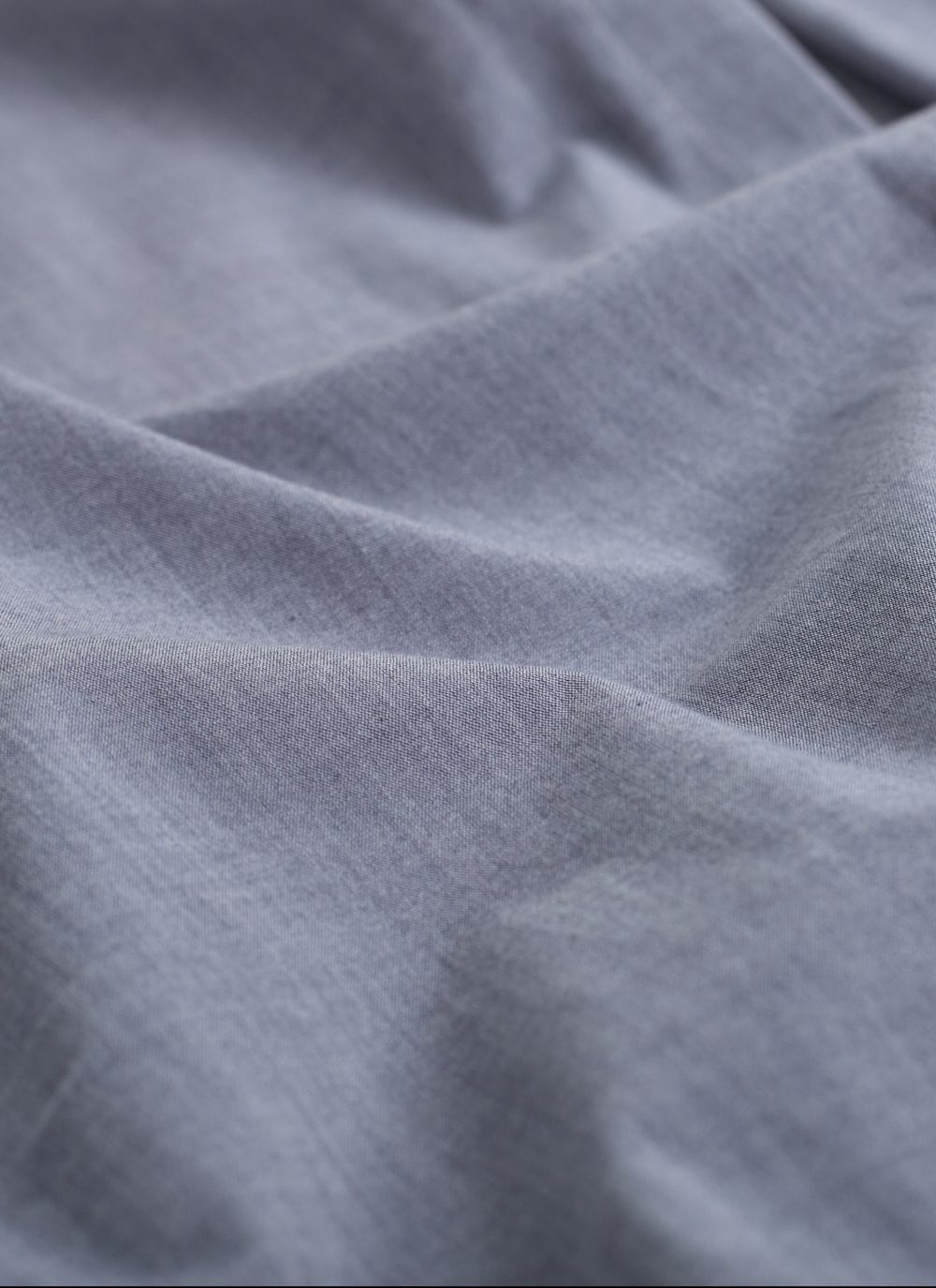 The All Day Shirt || Navy-Chambray | Collarless