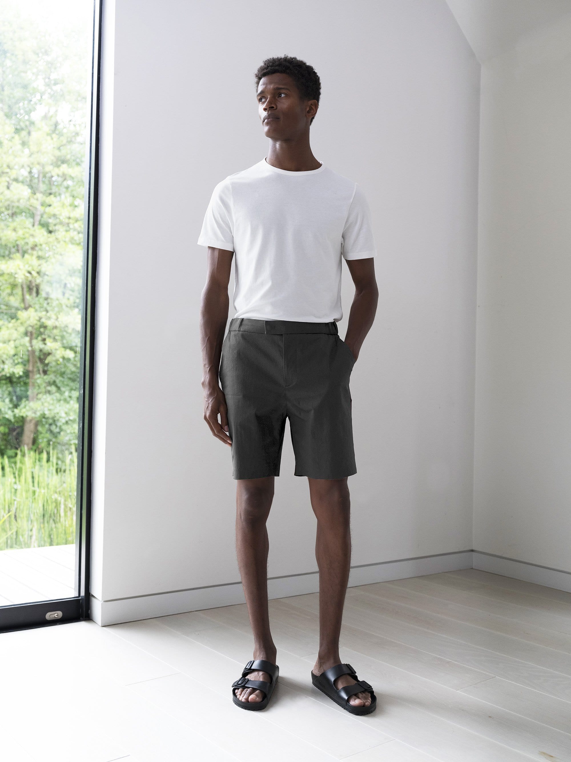 The 12 Shorts 9" || Slate Grey | Stretch Cotton