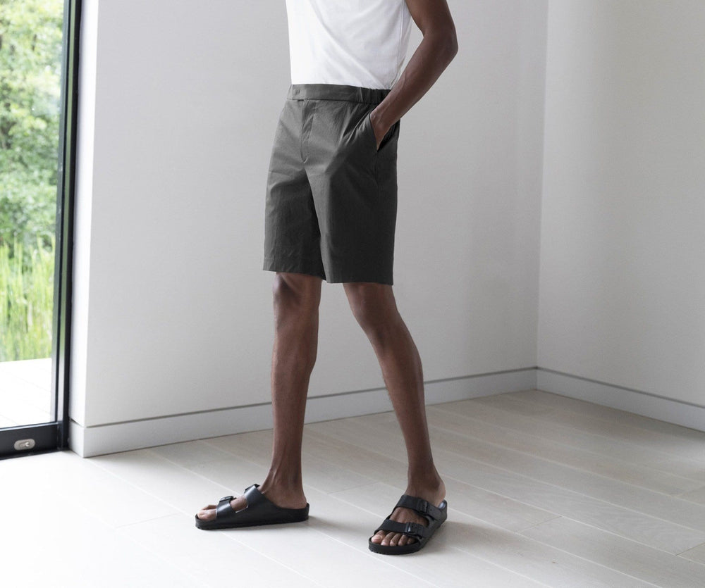 The 12 Shorts 9" || Slate Grey | Stretch Cotton