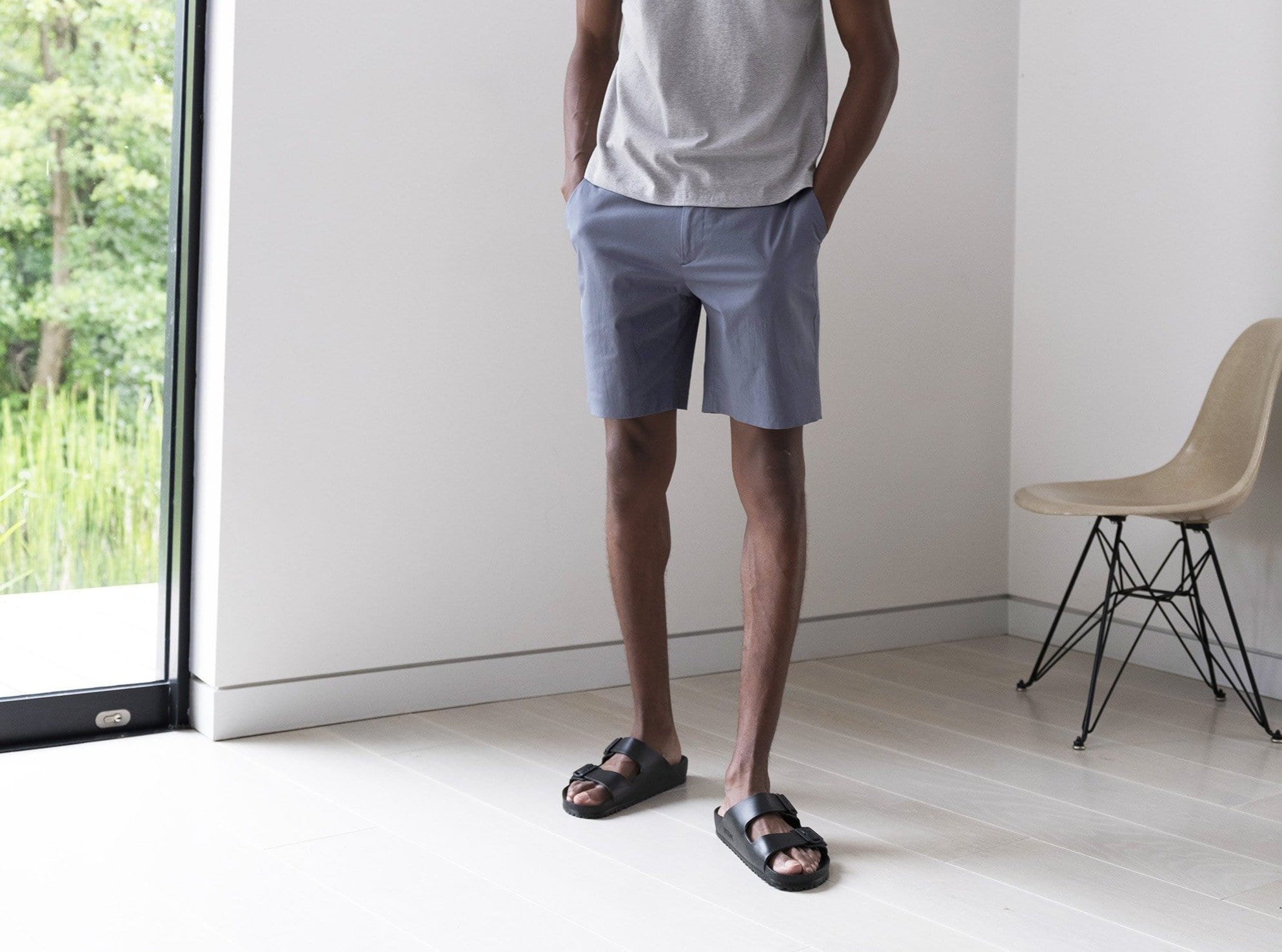The 12 Shorts 7" || Steel Blue | Stretch Cotton