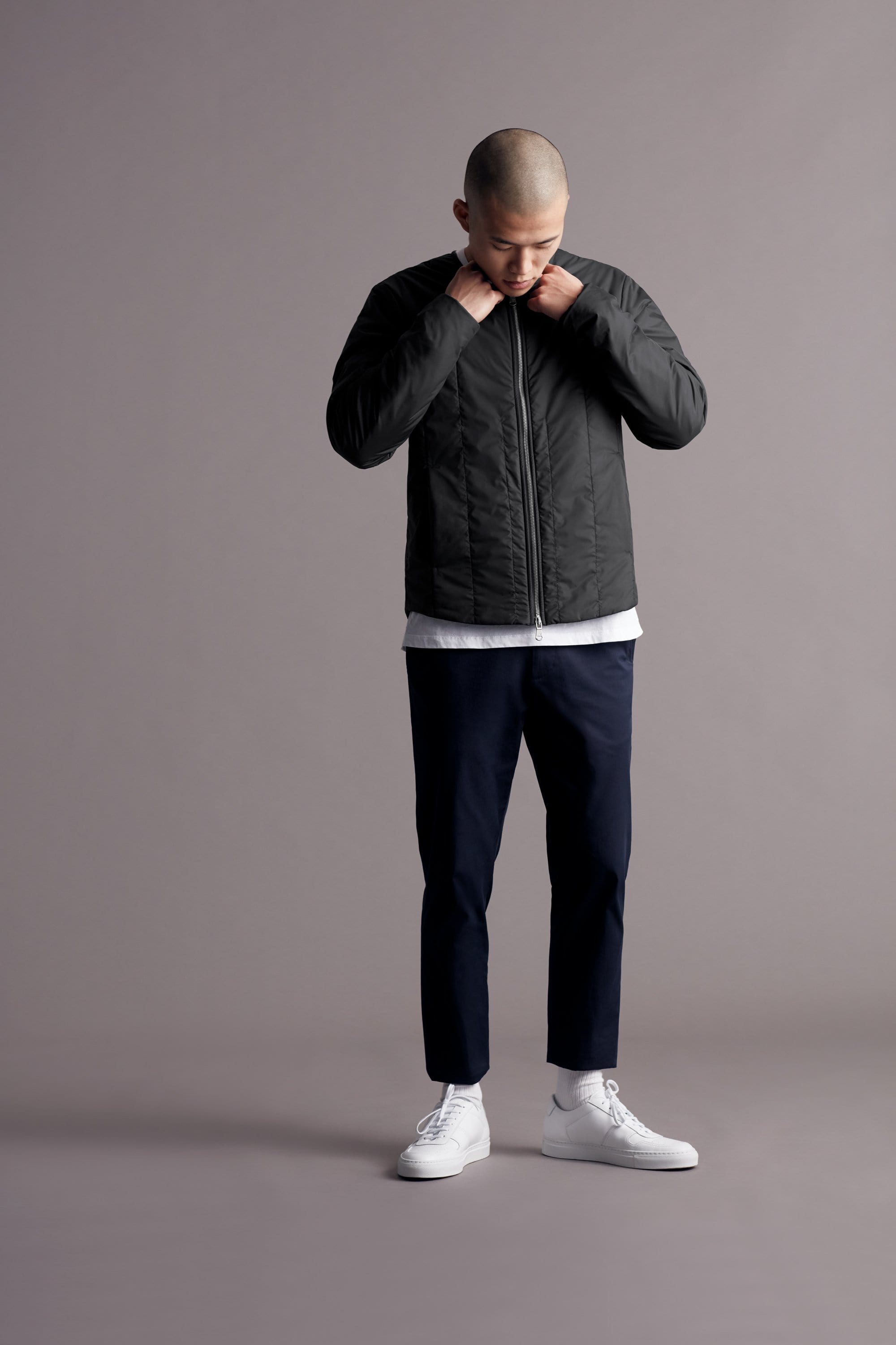 The Duo Quilt Shell || Black | Recycled Polyester and Kapok