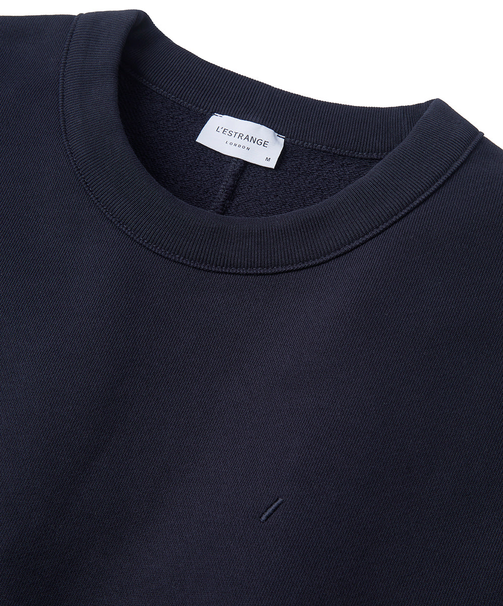 The Icon Sweatshirt || Navy | Organic Cotton