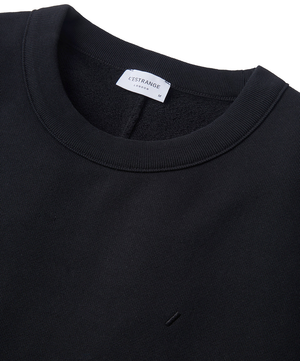 The Icon Sweatshirt || Black | Organic Cotton