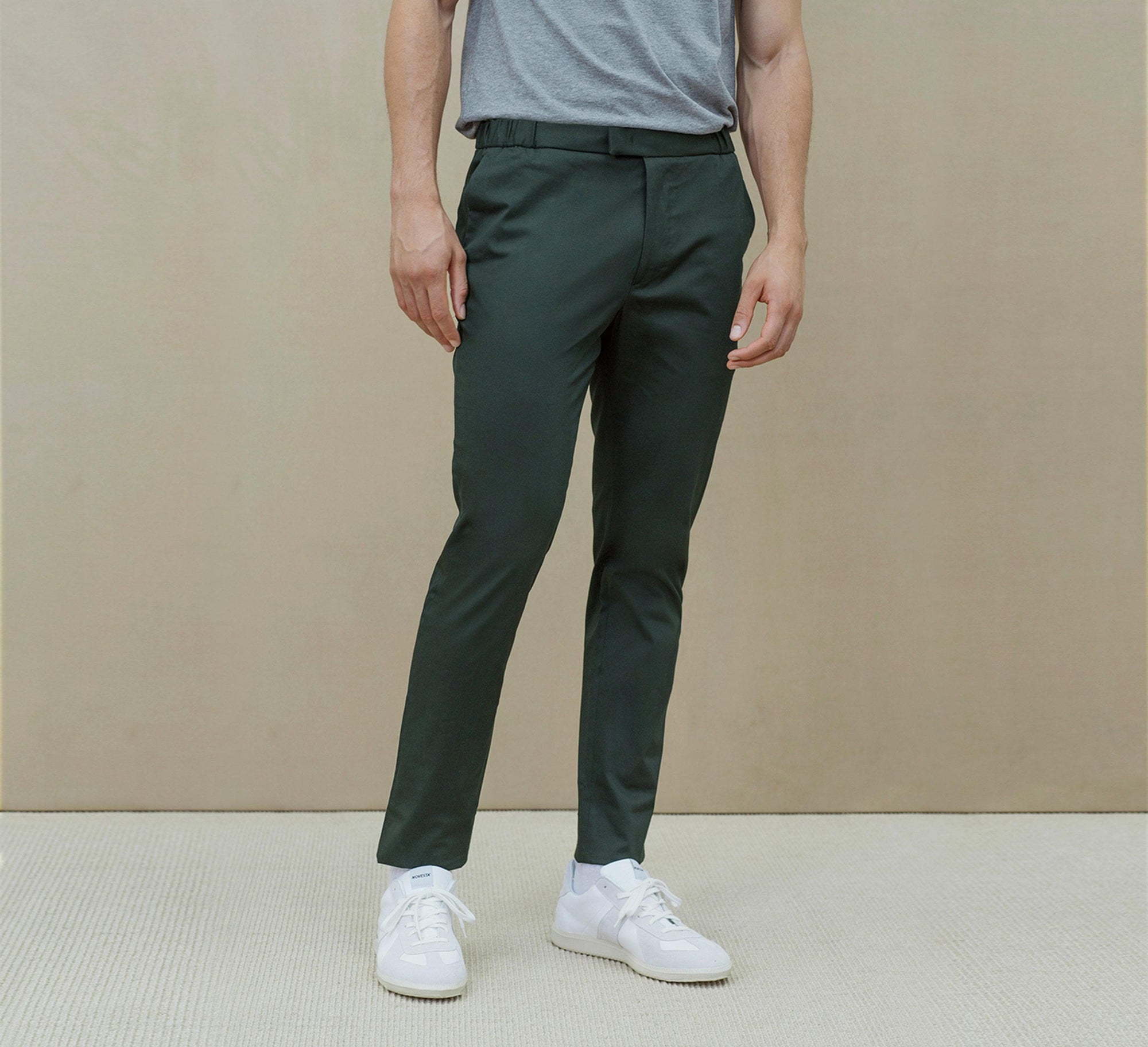 The 24 Trouser || Forest Green | Stretch Cotton