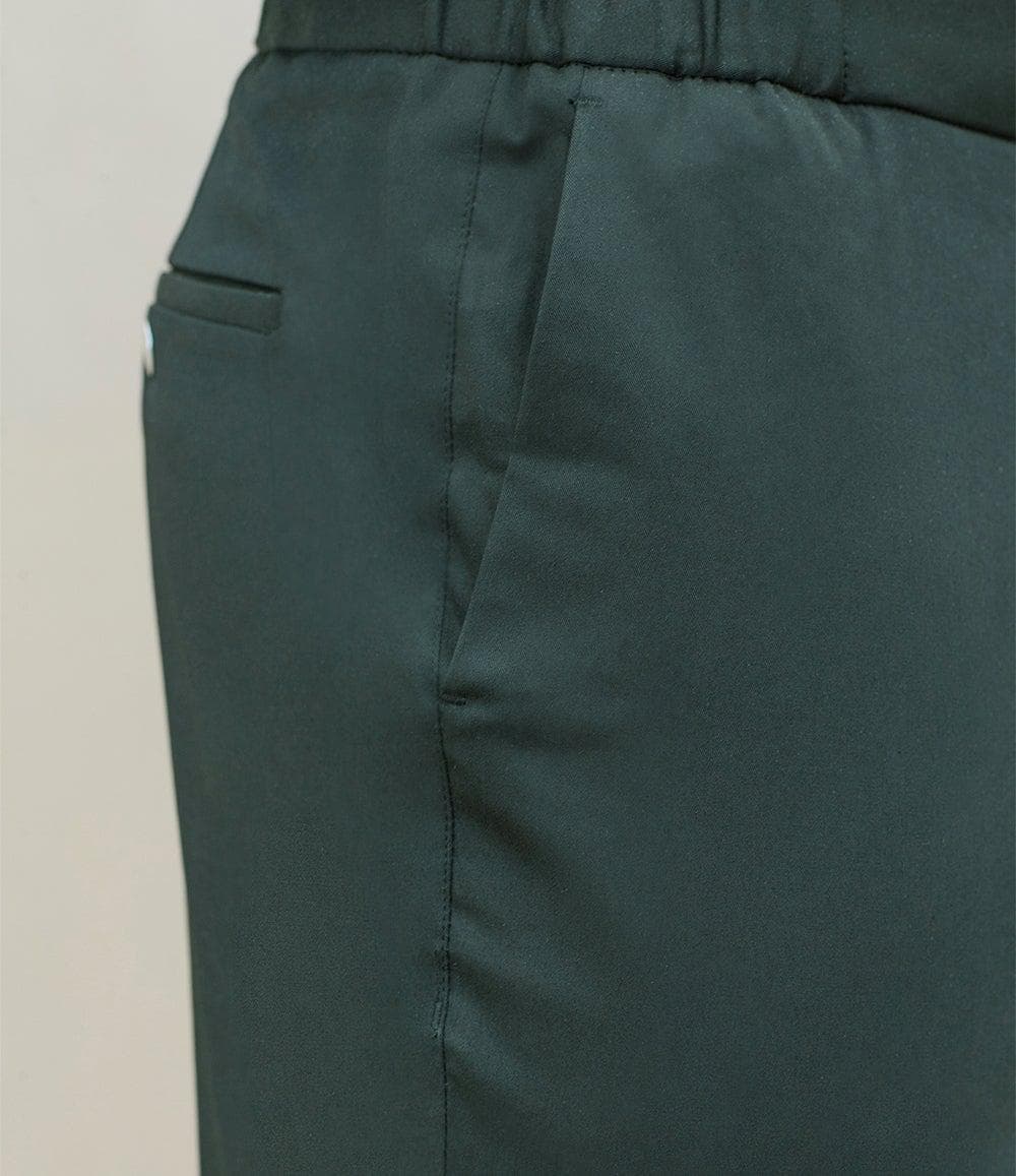 The 24 Trouser || Forest Green | Stretch Cotton