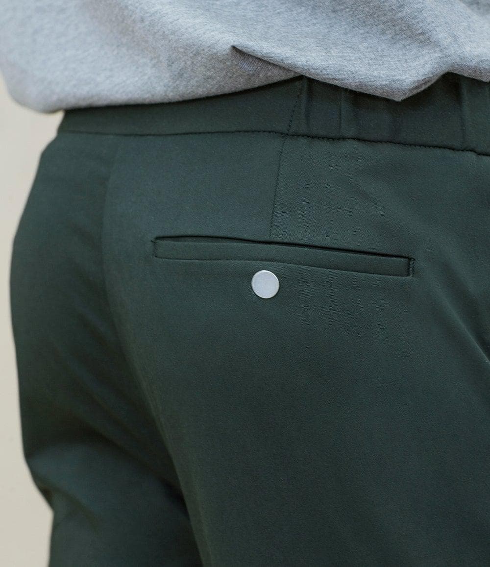 The 24 Trouser || Forest Green | Stretch Cotton