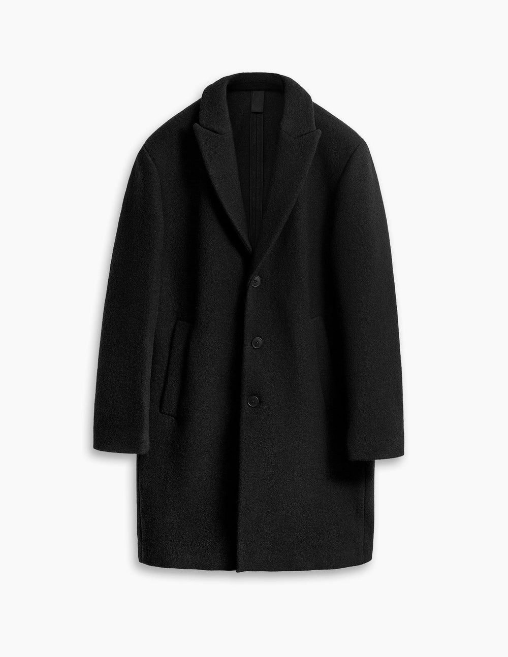CONCEPT Wool Coat || Black | Boiled Wool Jersey