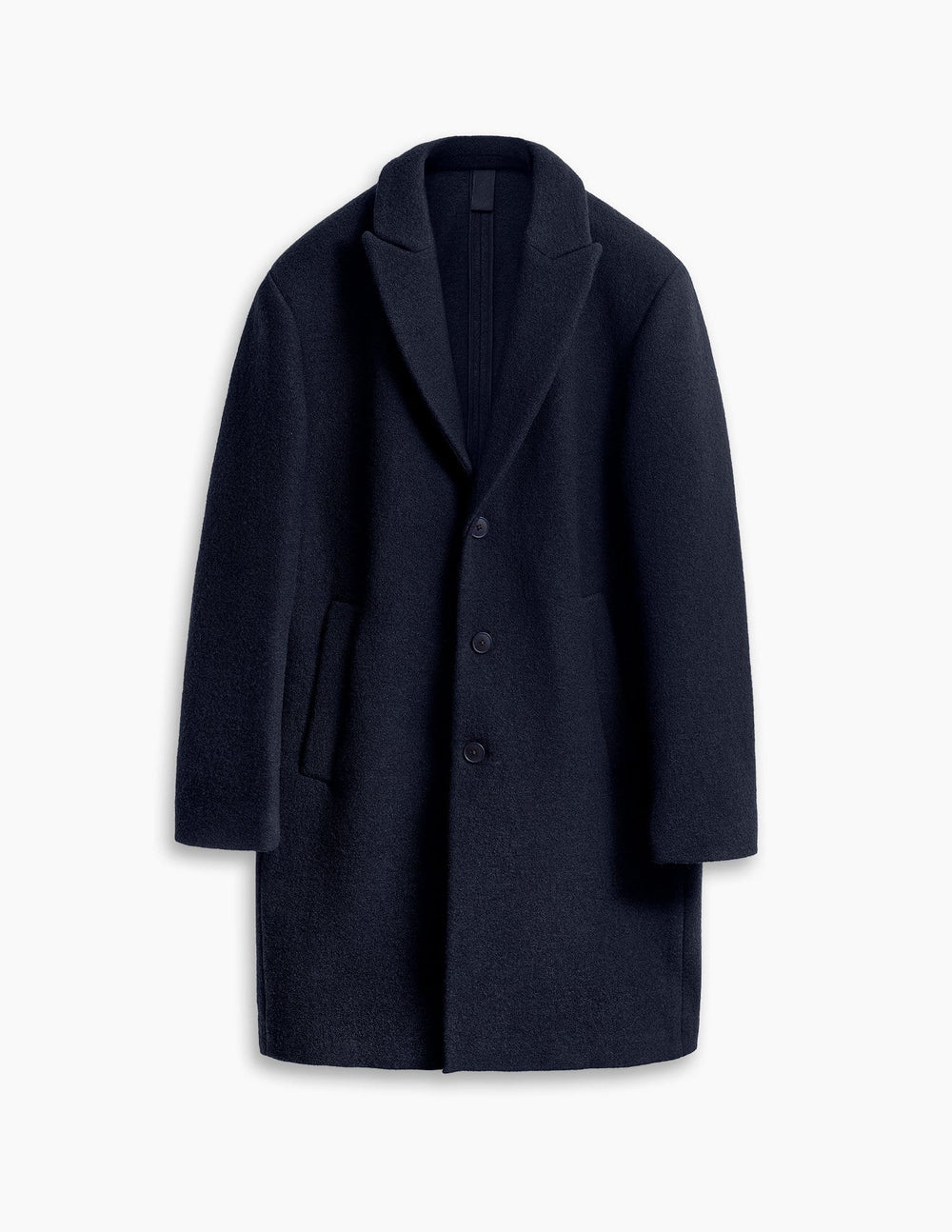 CONCEPT Wool Coat || Navy | Boiled Wool Jersey
