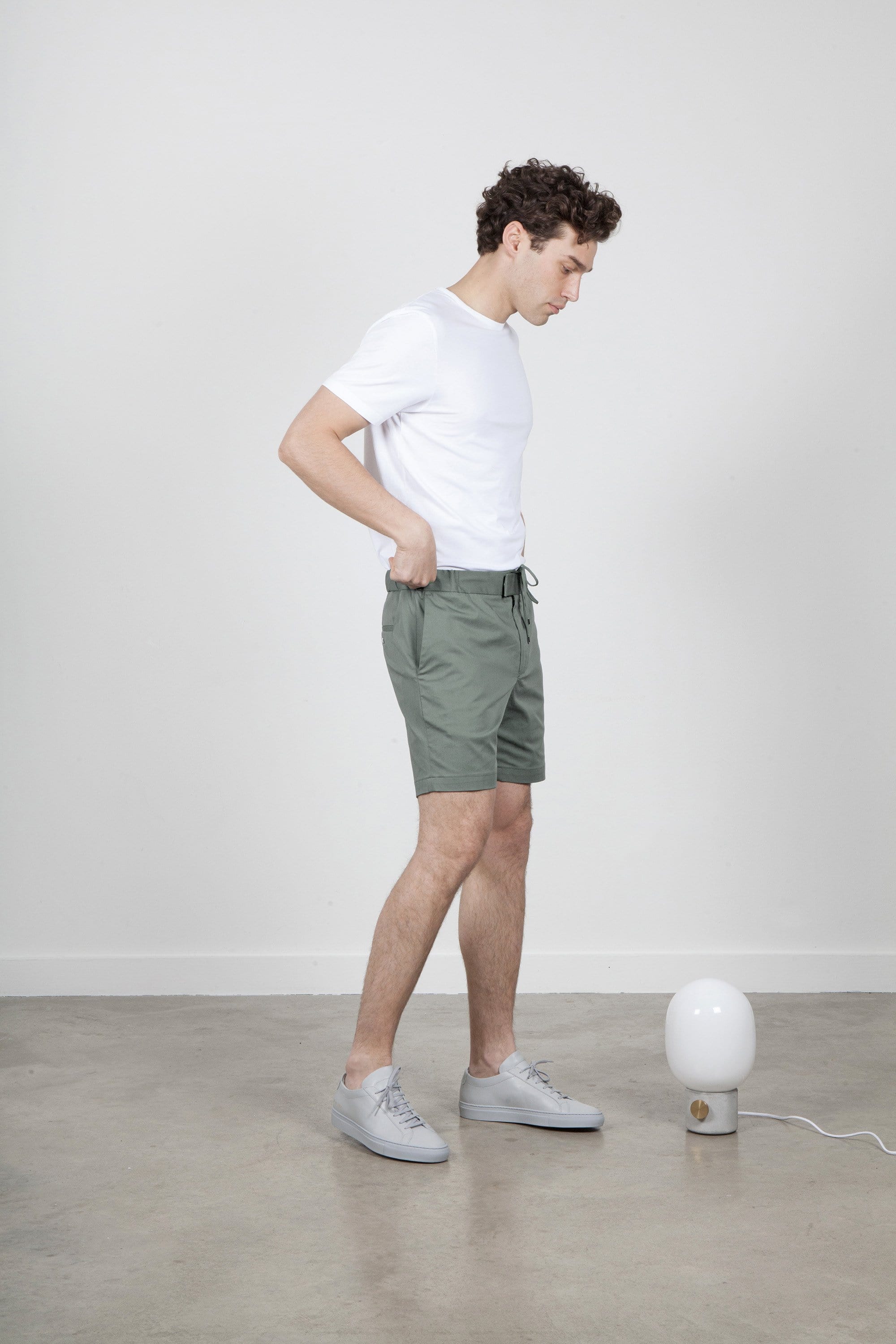 The 12 Shorts 7" || Sage | Stretch Cotton