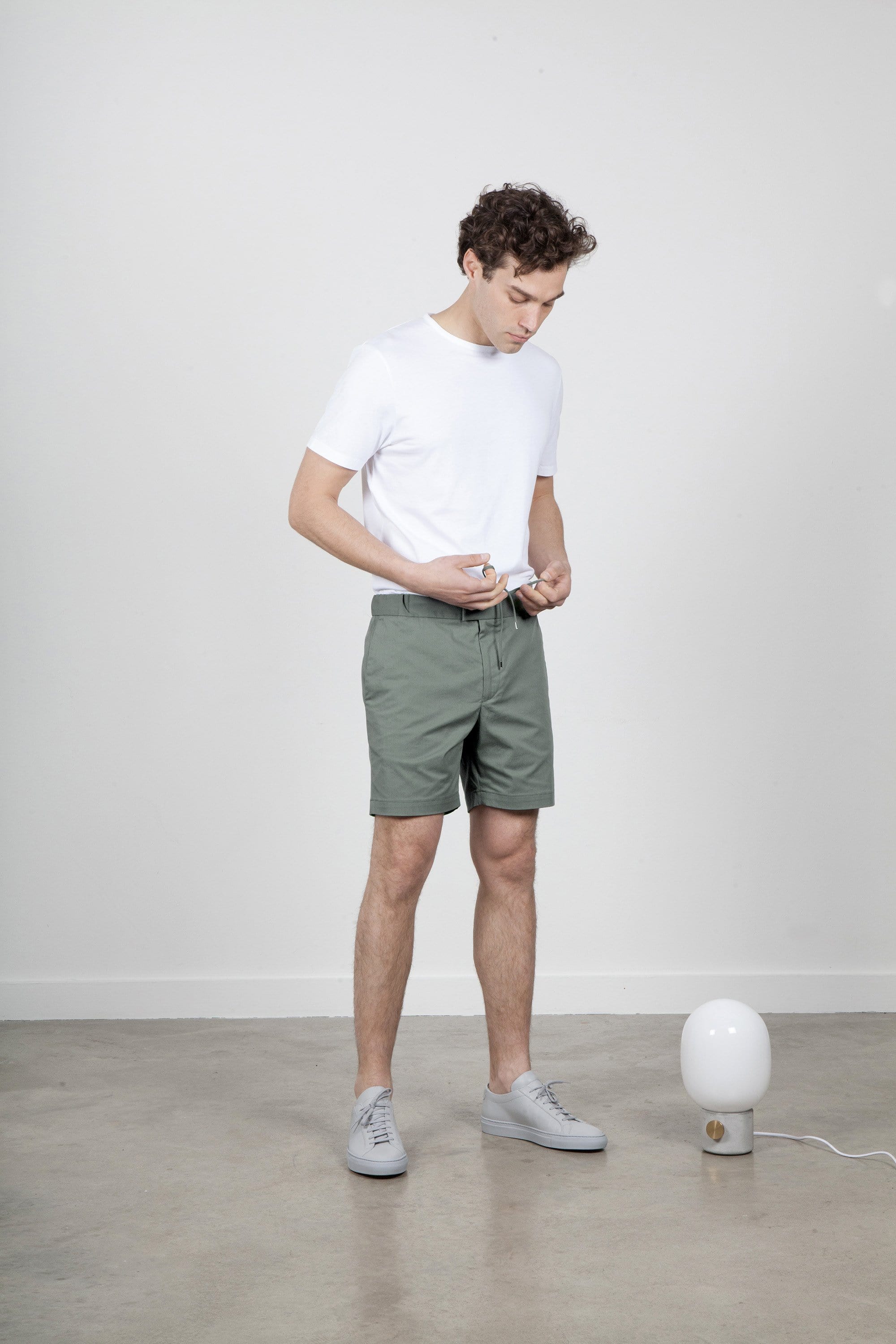 The 12 Shorts 7" || Sage | Stretch Cotton