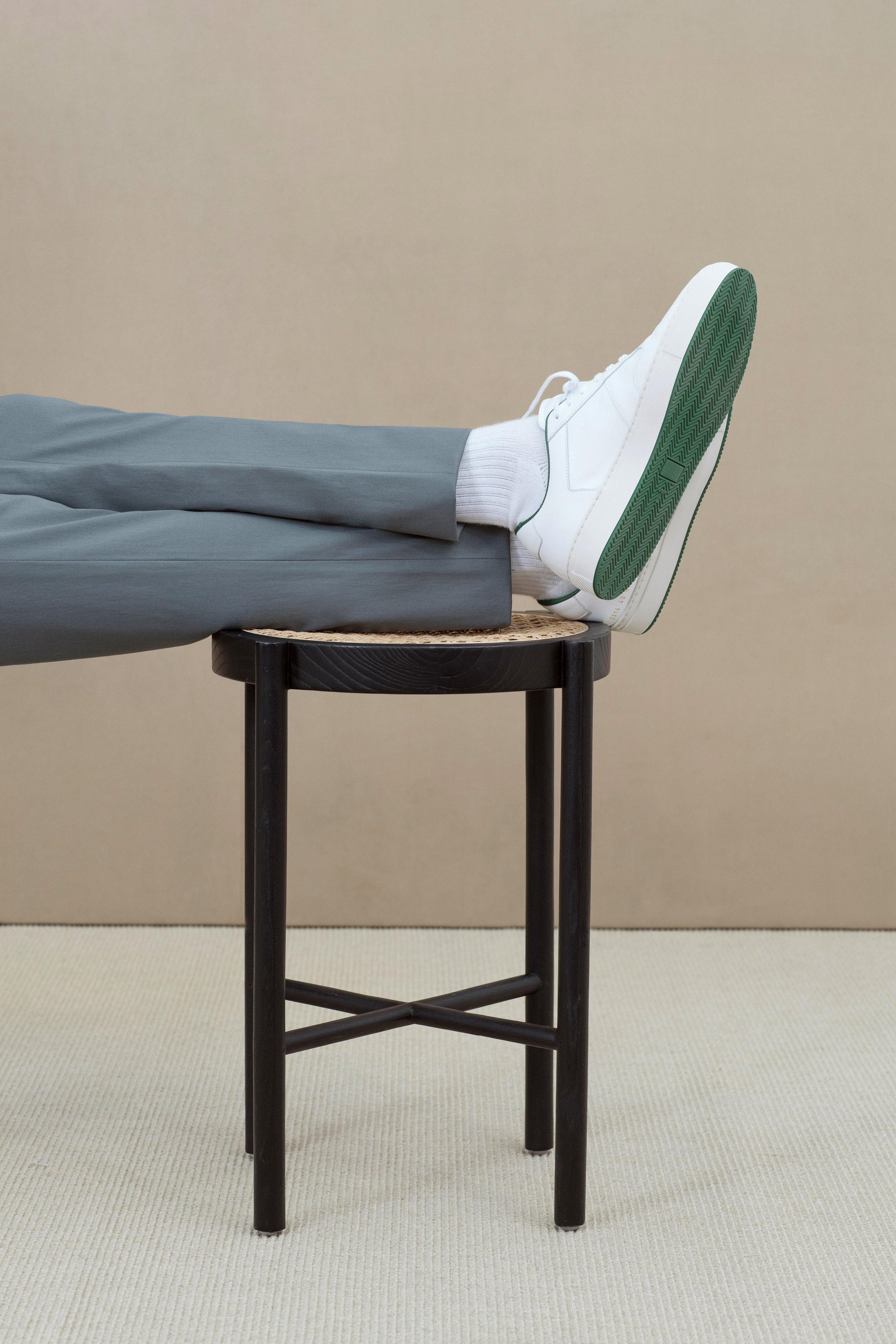 The 24 Trouser || Powder Grey | Stretch Cotton