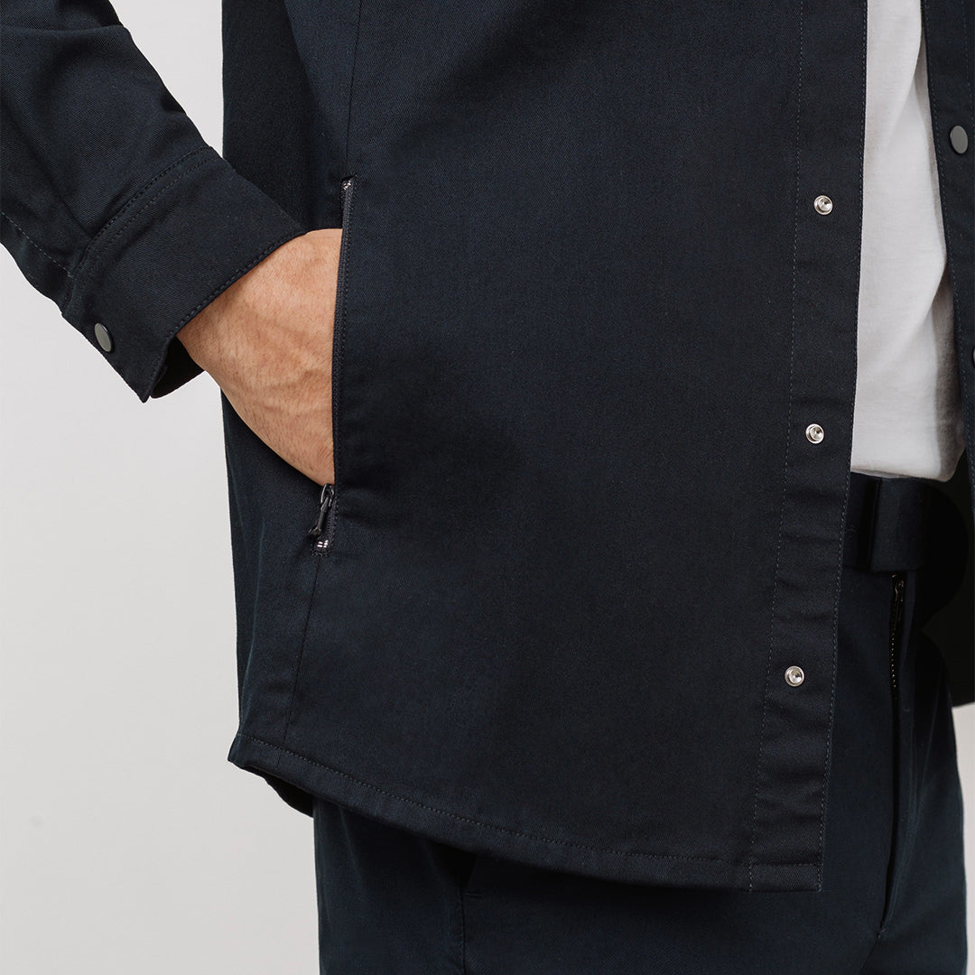 CONCEPT Tech 24 Overshirt || Navy | Nanilica™ Stretch Cotton