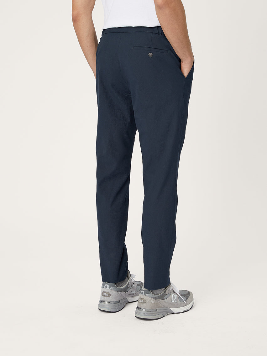 The 24 Trouser Seersucker || Navy