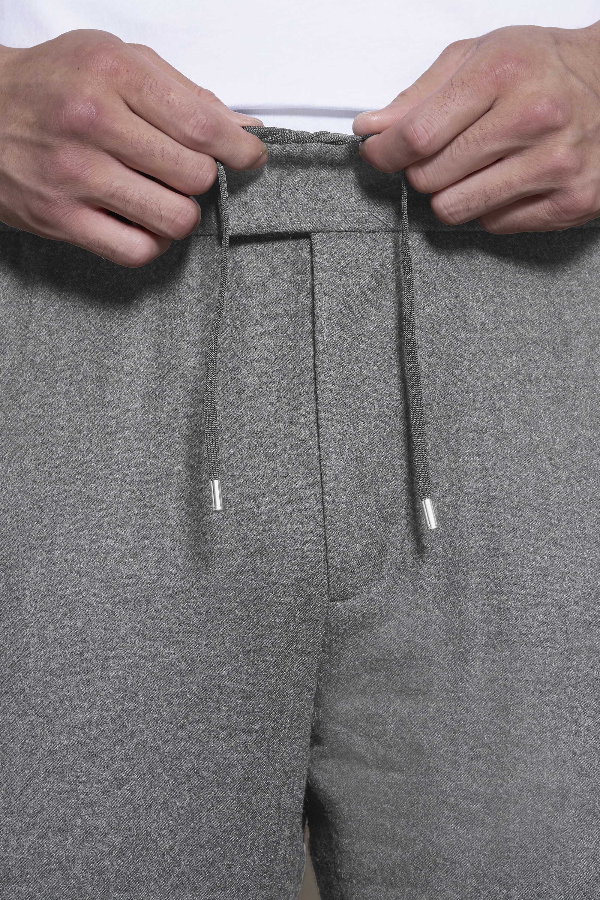 The 24 Trouser Wool || Light Grey | Wool Flannel