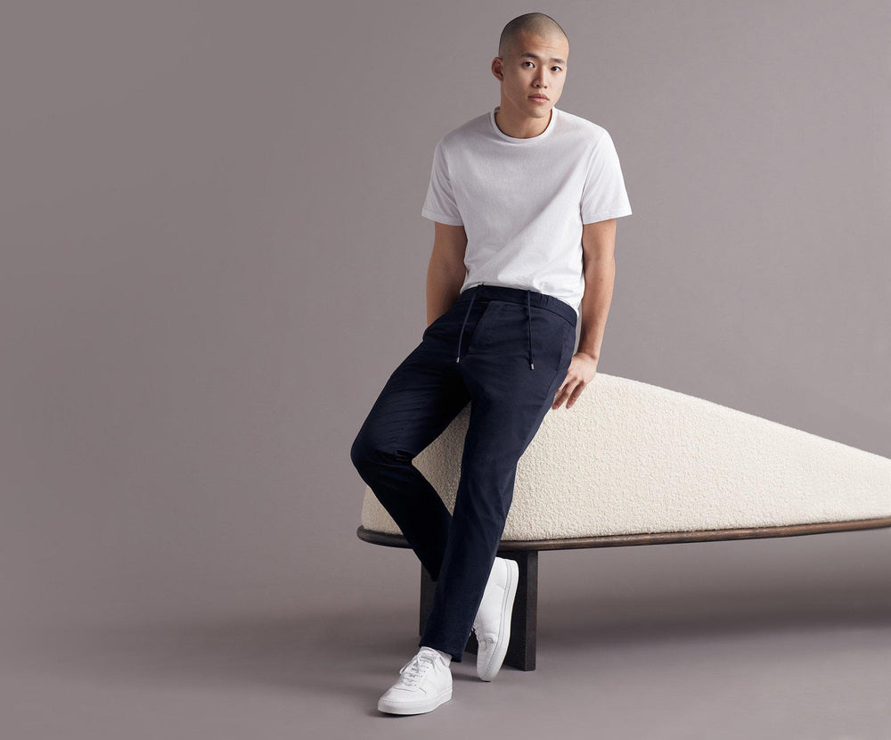 The 24 Trouser Sirocel™ || Navy | Stretch Cotton