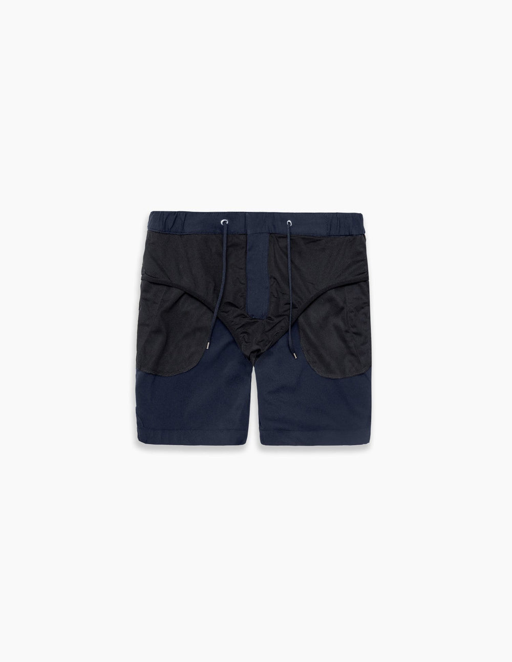 The Anywear Swim Short || Navy | Recycled nylon with netting
