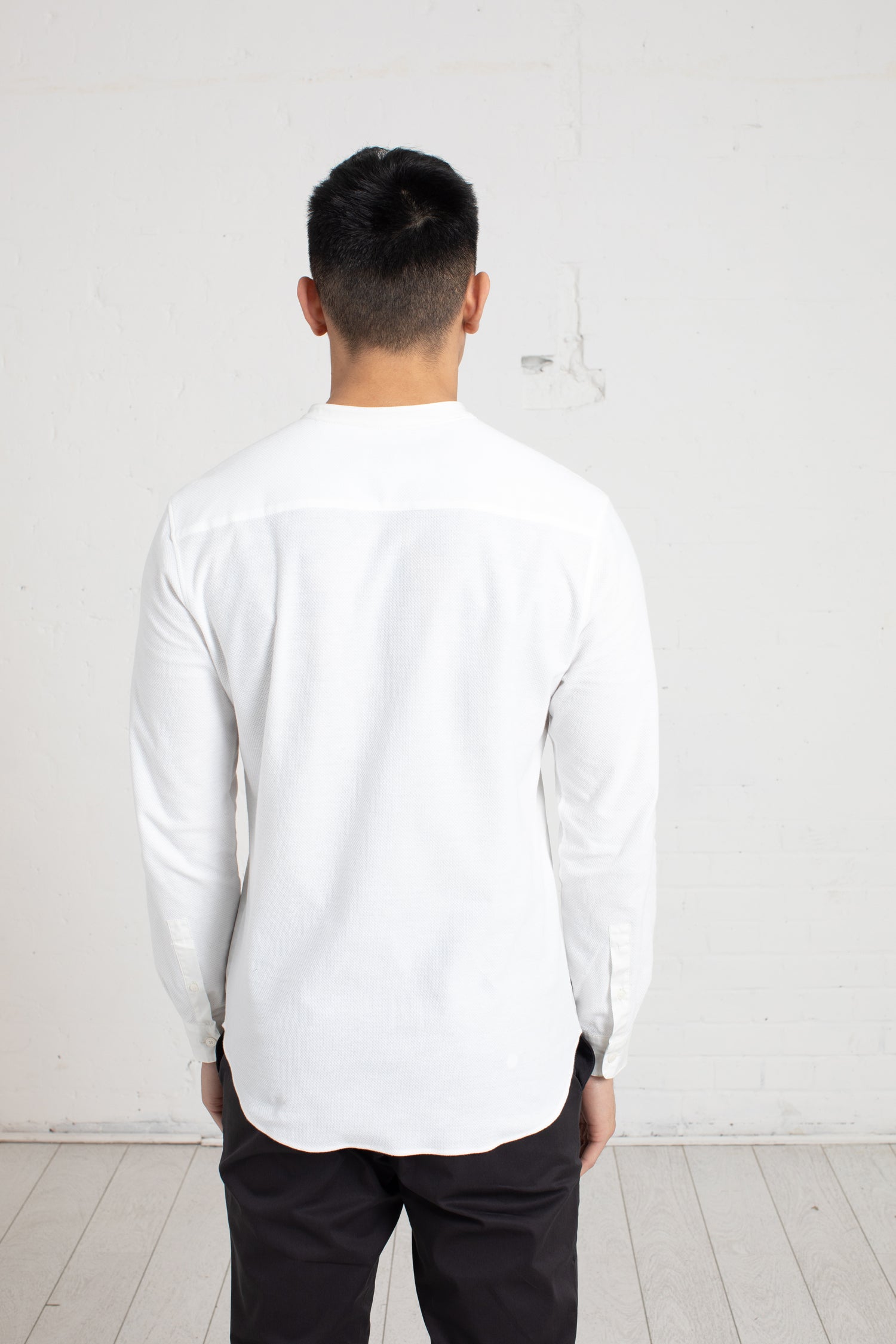 The Evening Shirt || White | Collarless